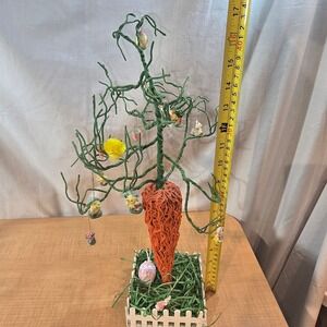 18"‎  Easter Carrot Wire Tree with Ornaments
